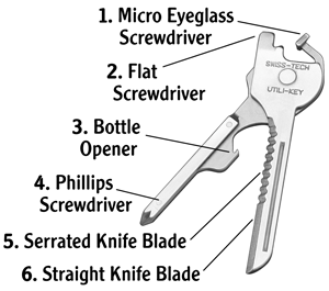Utili-Key 6-in-1 Multi-Tool